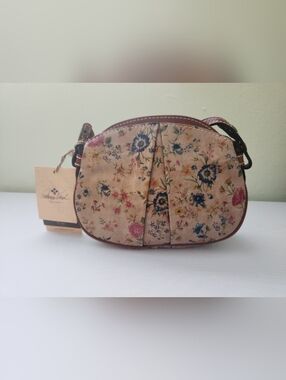 NWT Patricia Nash Leather Crossbody Purse - Prairie Rose - New In Bag + Wallet